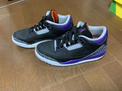 Nike Air Jordan 3 Retro "Black/Court Purple"
