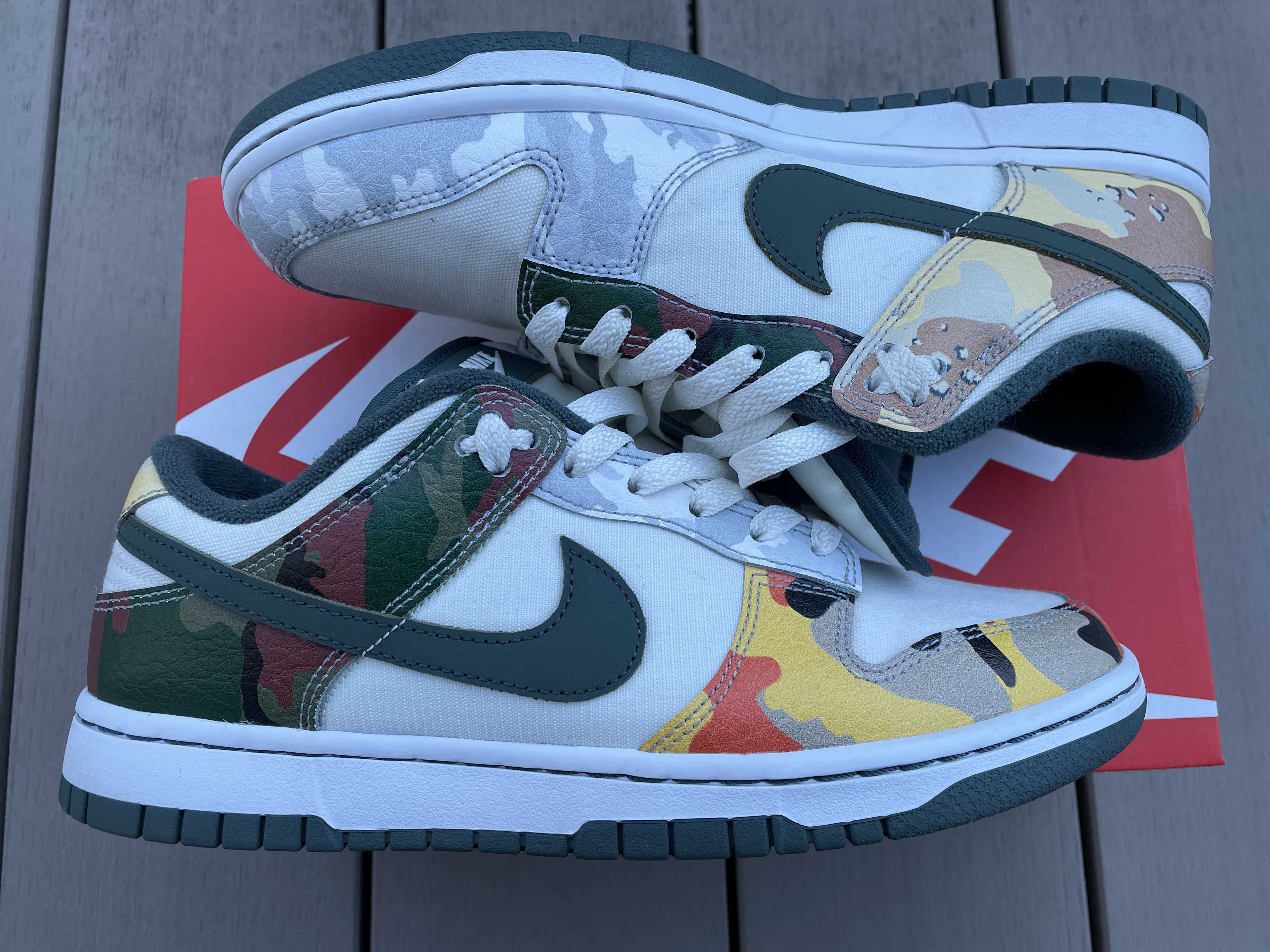 Nike Dunk Low "Sail Multi Camo"