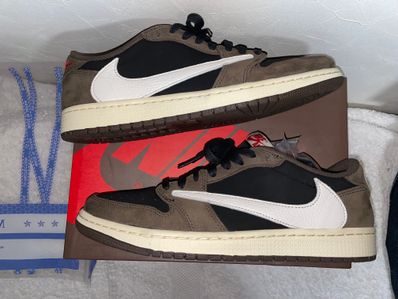 Travis Scott × Nike Air Jordan 1 Low OG SP-T "Black/Dark Mocha"