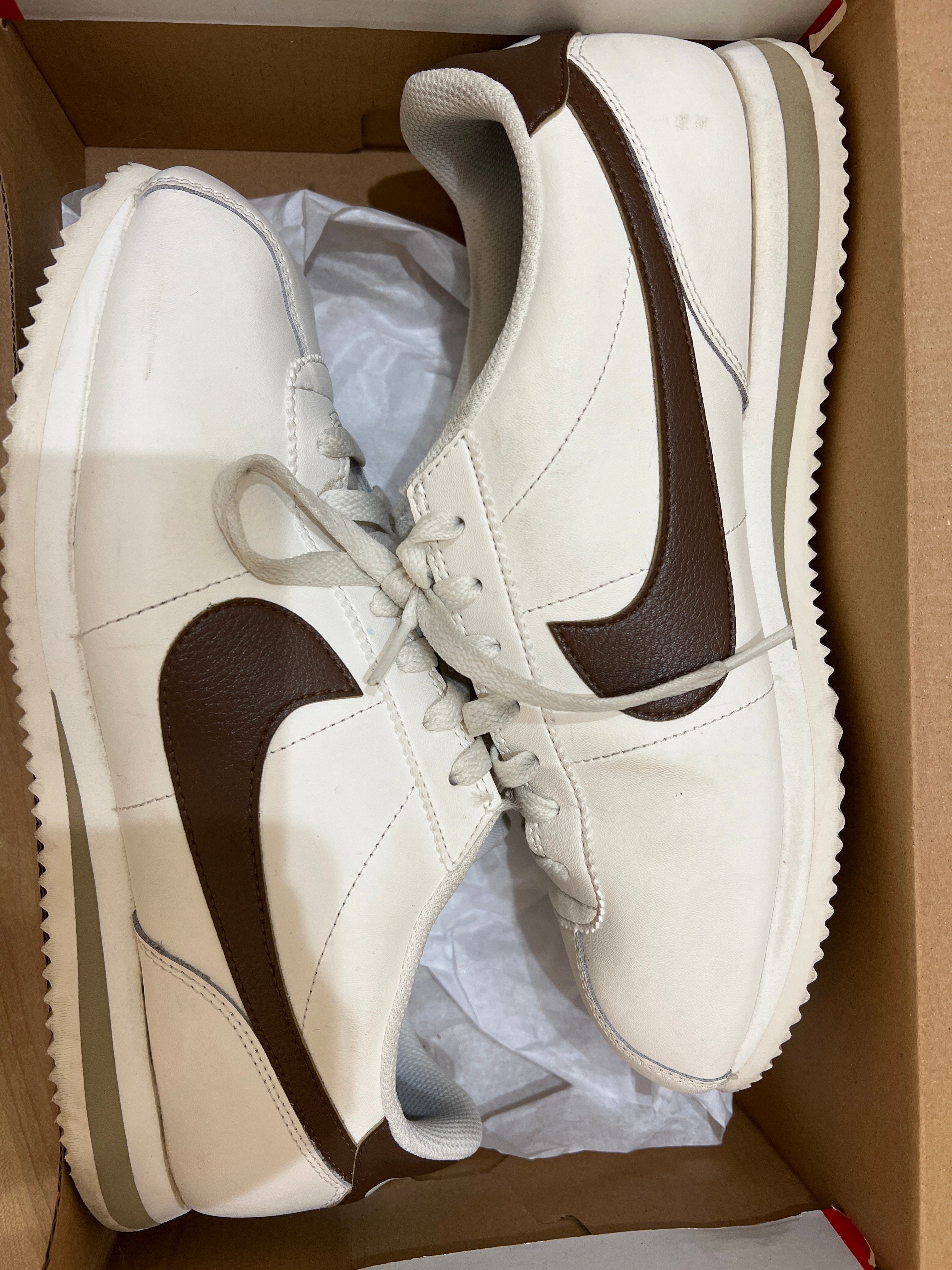 Nike Women's Cortez "Sail/Khaki/White/Cacao Wow"