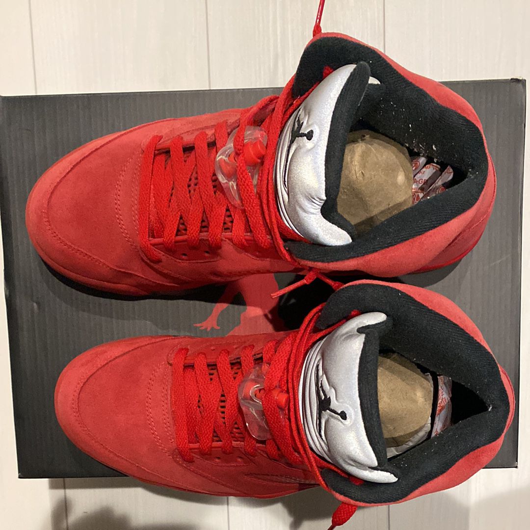 Nike Air Jordan 5 Ratro "Red Suede"