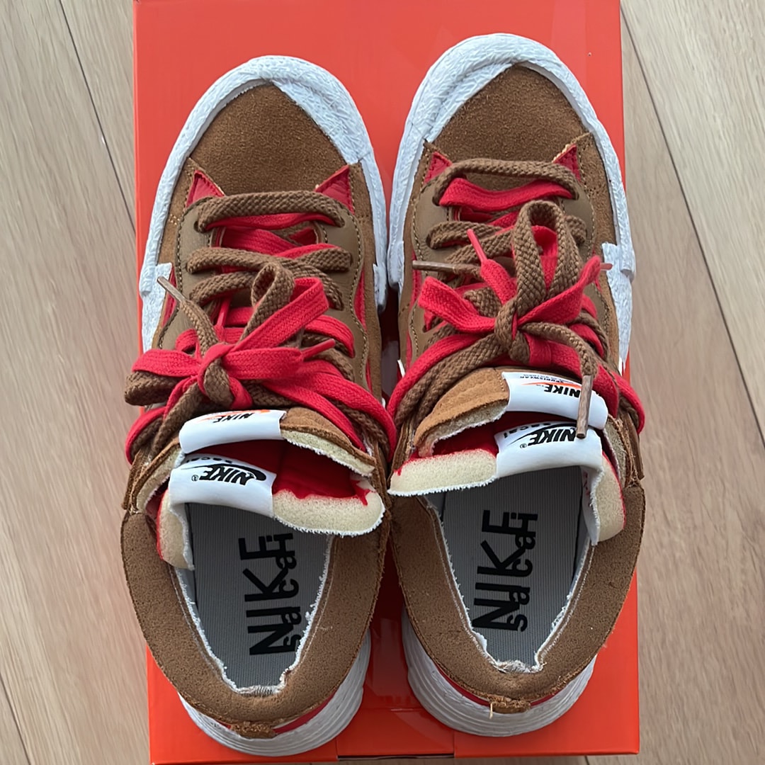 SACAI × NIKE BLAZER LOW "BRITISH TAN"