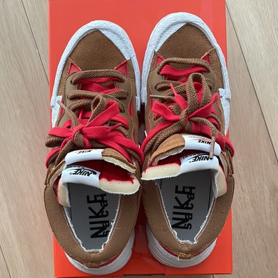 SACAI × NIKE BLAZER LOW "BRITISH TAN"