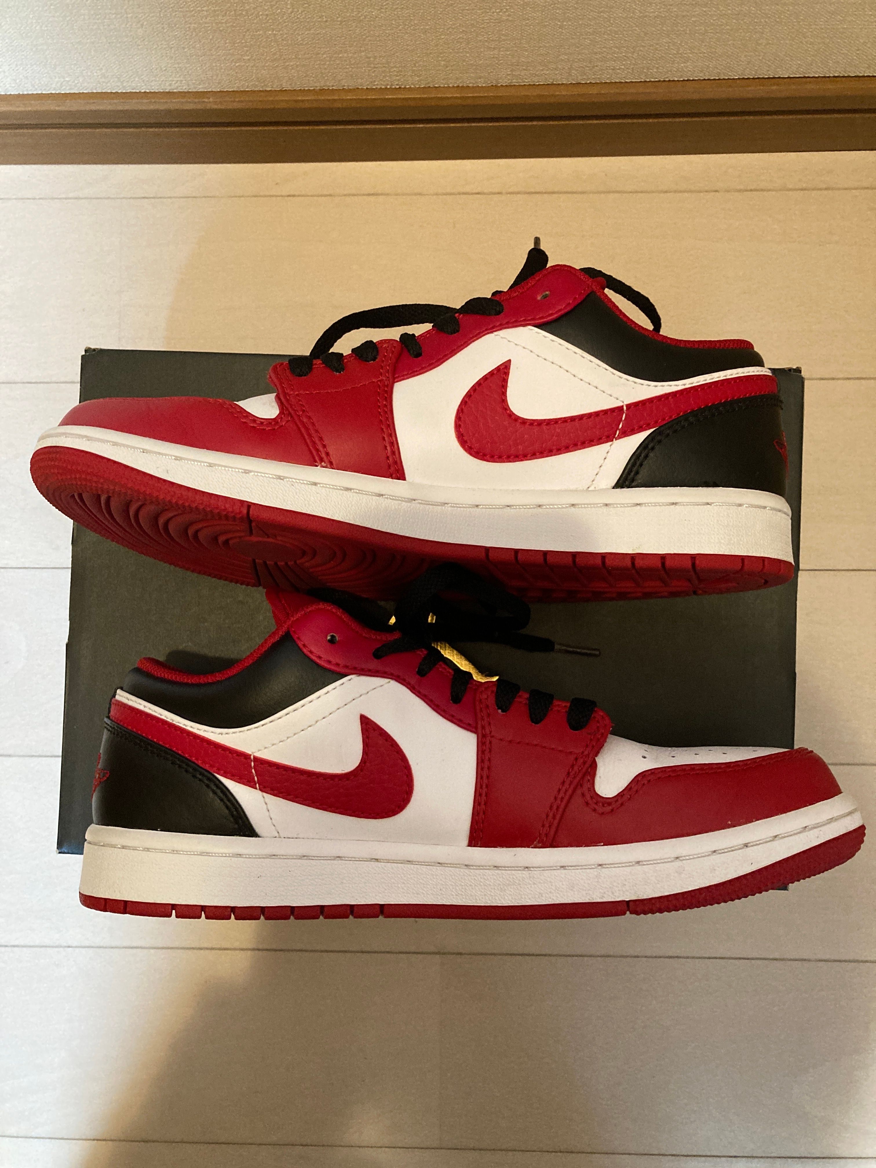 Nike Air Jordan 1 Low "White/Gym Red/Black"