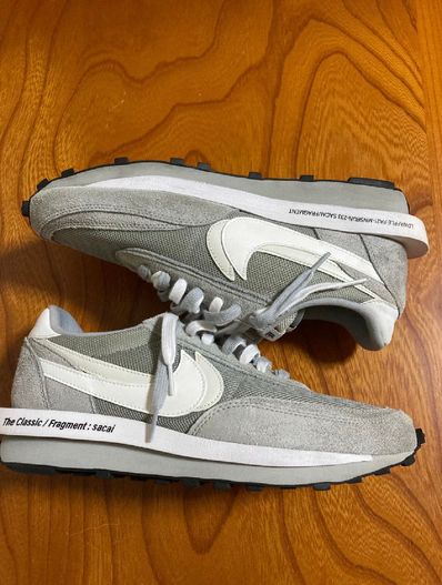 Fragment × sacai × Nike LD Waffle "Light Smoke Grey"