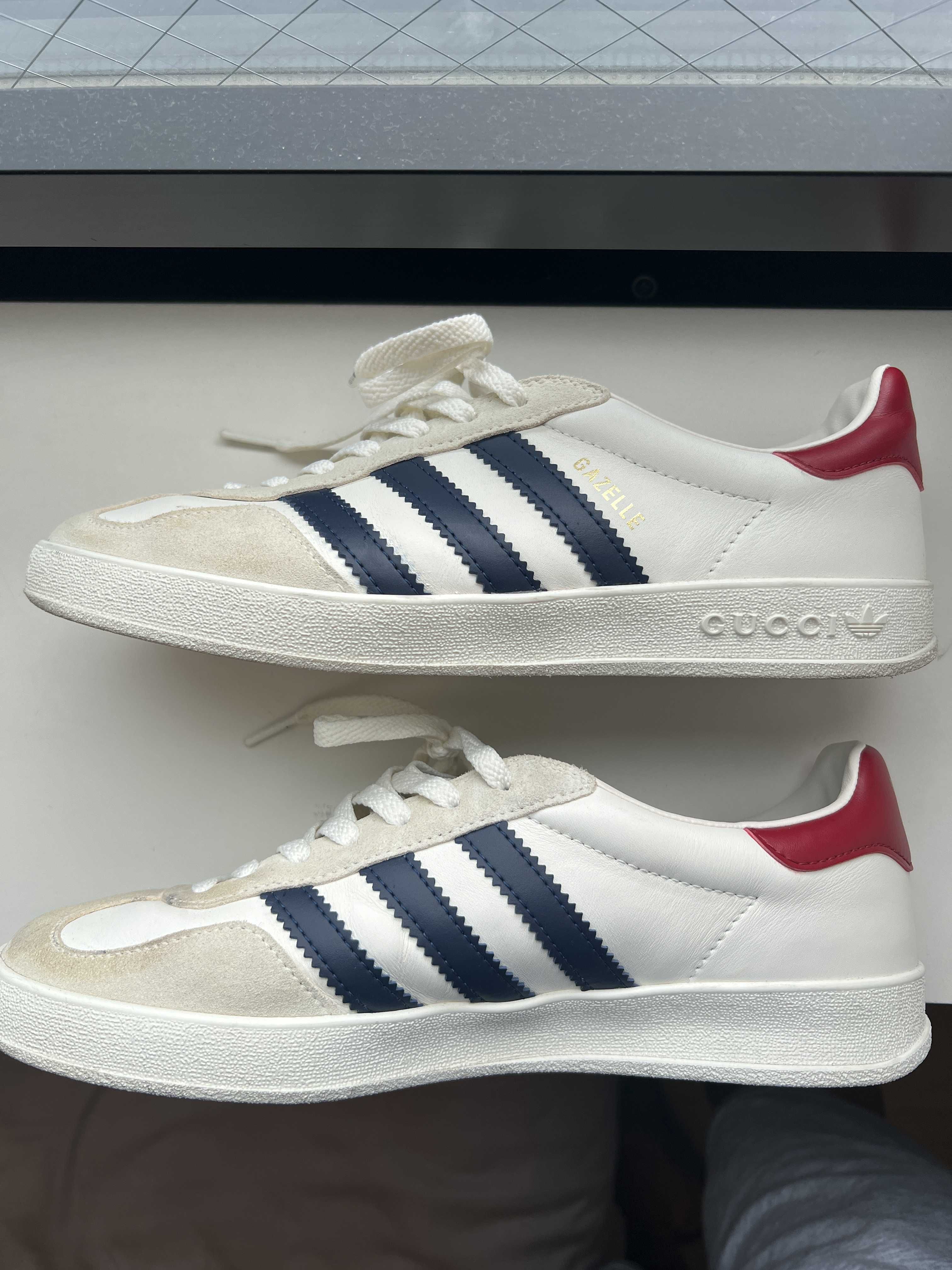GUCCI × adidas Gazelle "White"