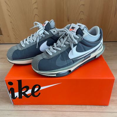 sacai × Nike Zoom Cortez "Iron Grey"