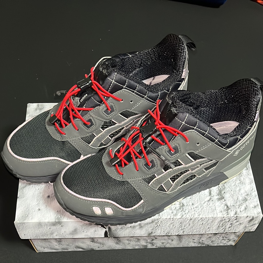 mita sneakers × bal × Asics Gel-Lyte 3 OG "Gunmetal/Black"