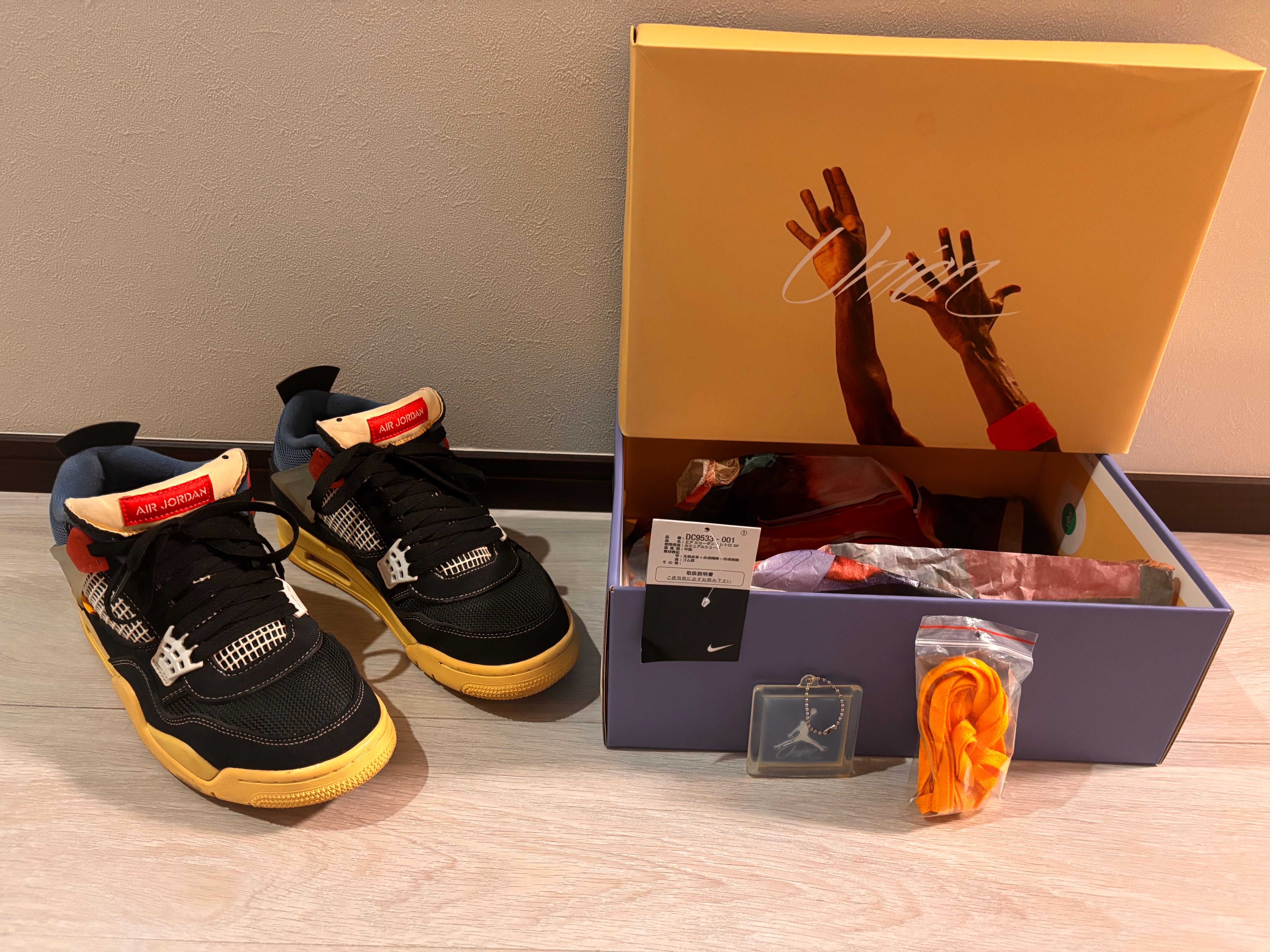 UNION × NIKE AIR JORDAN 4 "OFF NOIR"