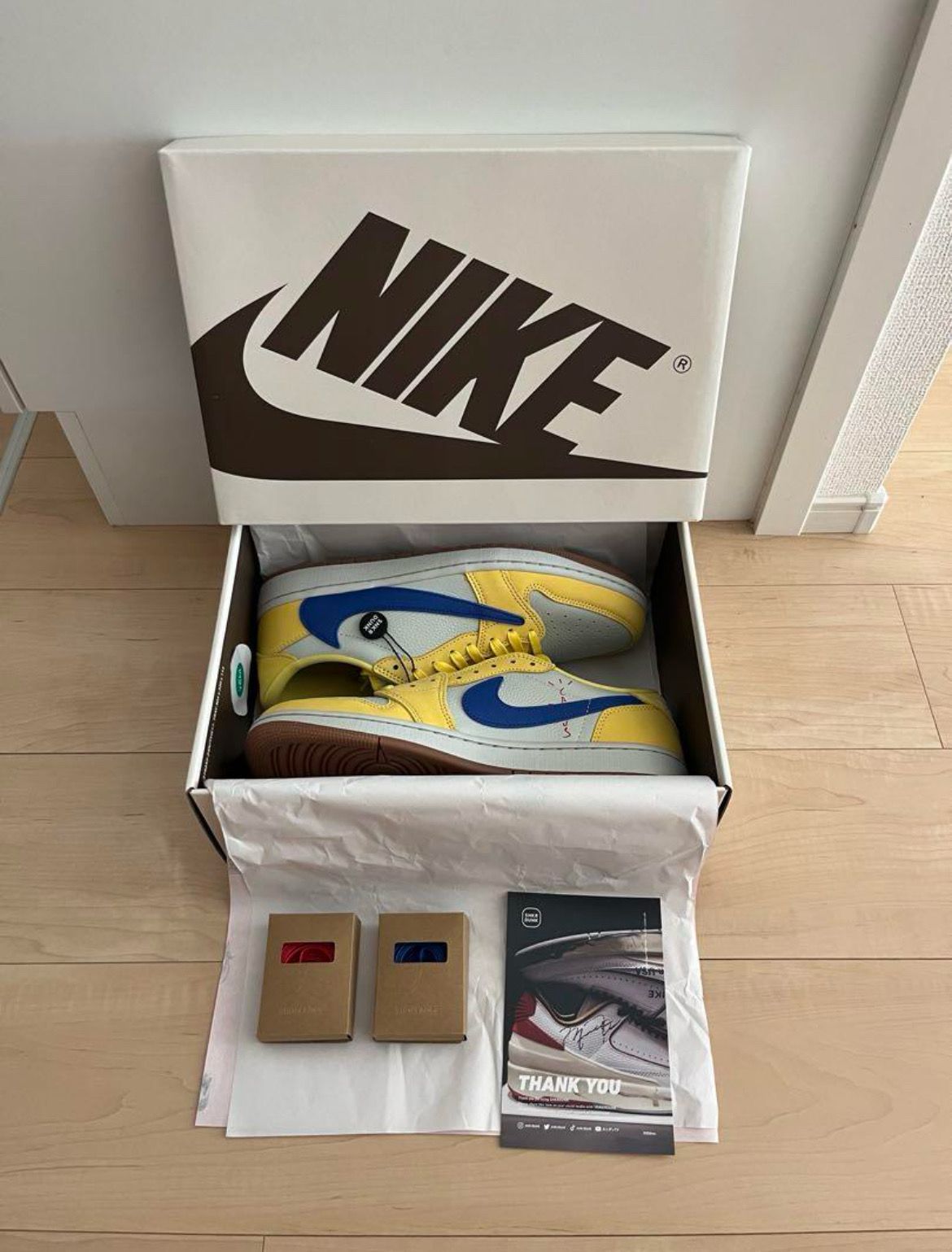 Travis Scott × Nike Women's Air Jordan 1 Retro Low OG "Canary"