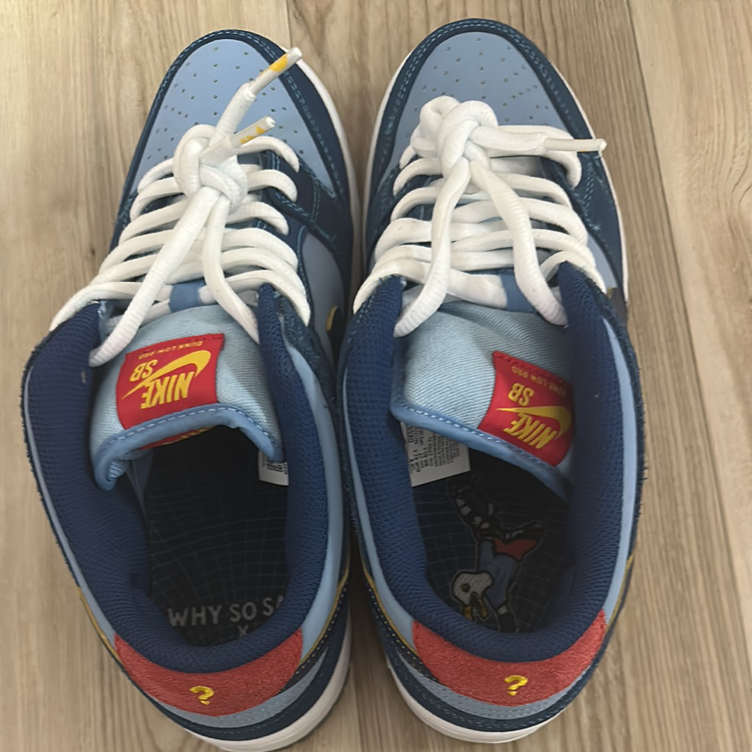 Why So Sad? × Nike SB Dunk Low "Coastal Blue/Speed Yellow-University Red"