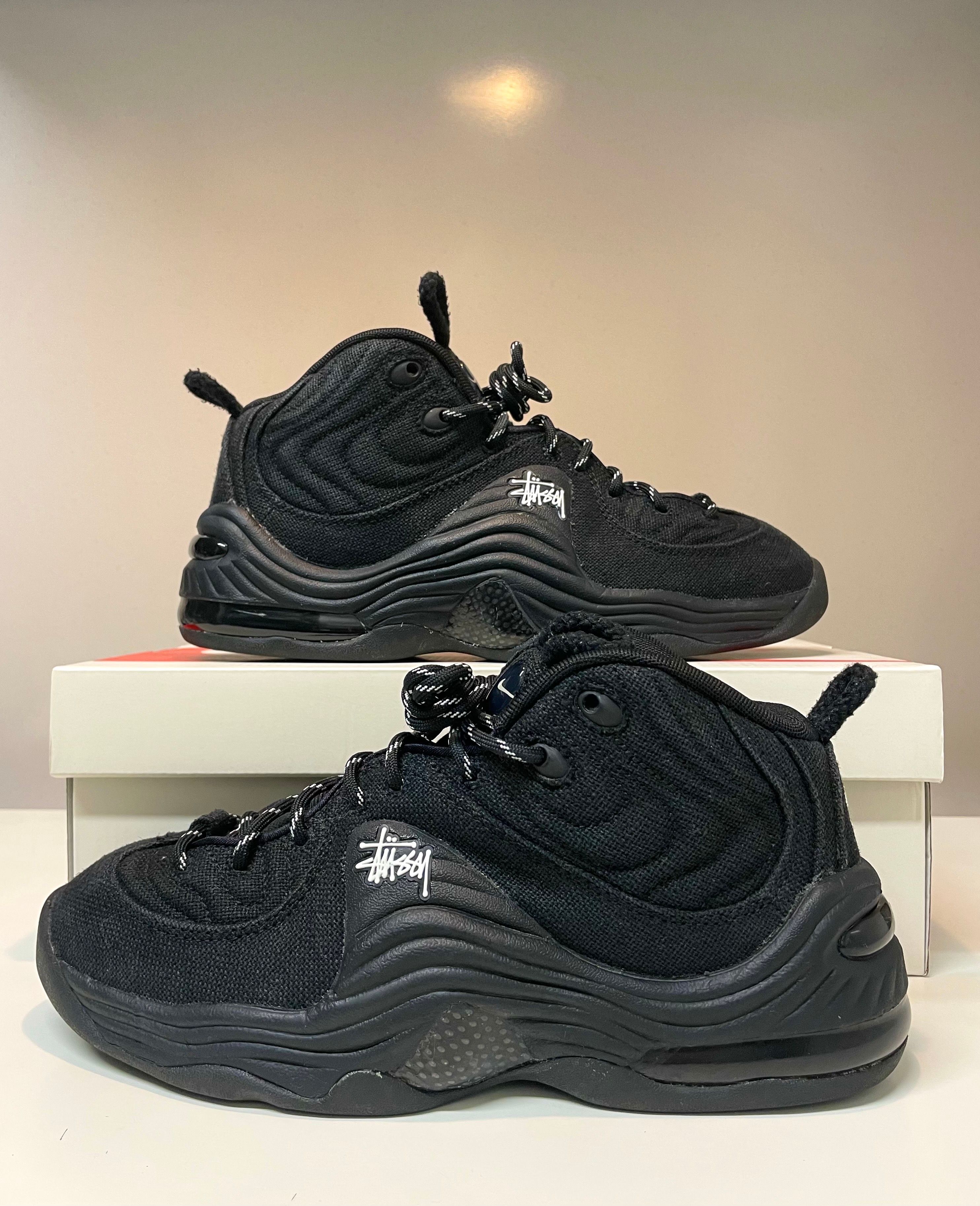 Stussy × Nike Air Penny 2 "Black"
