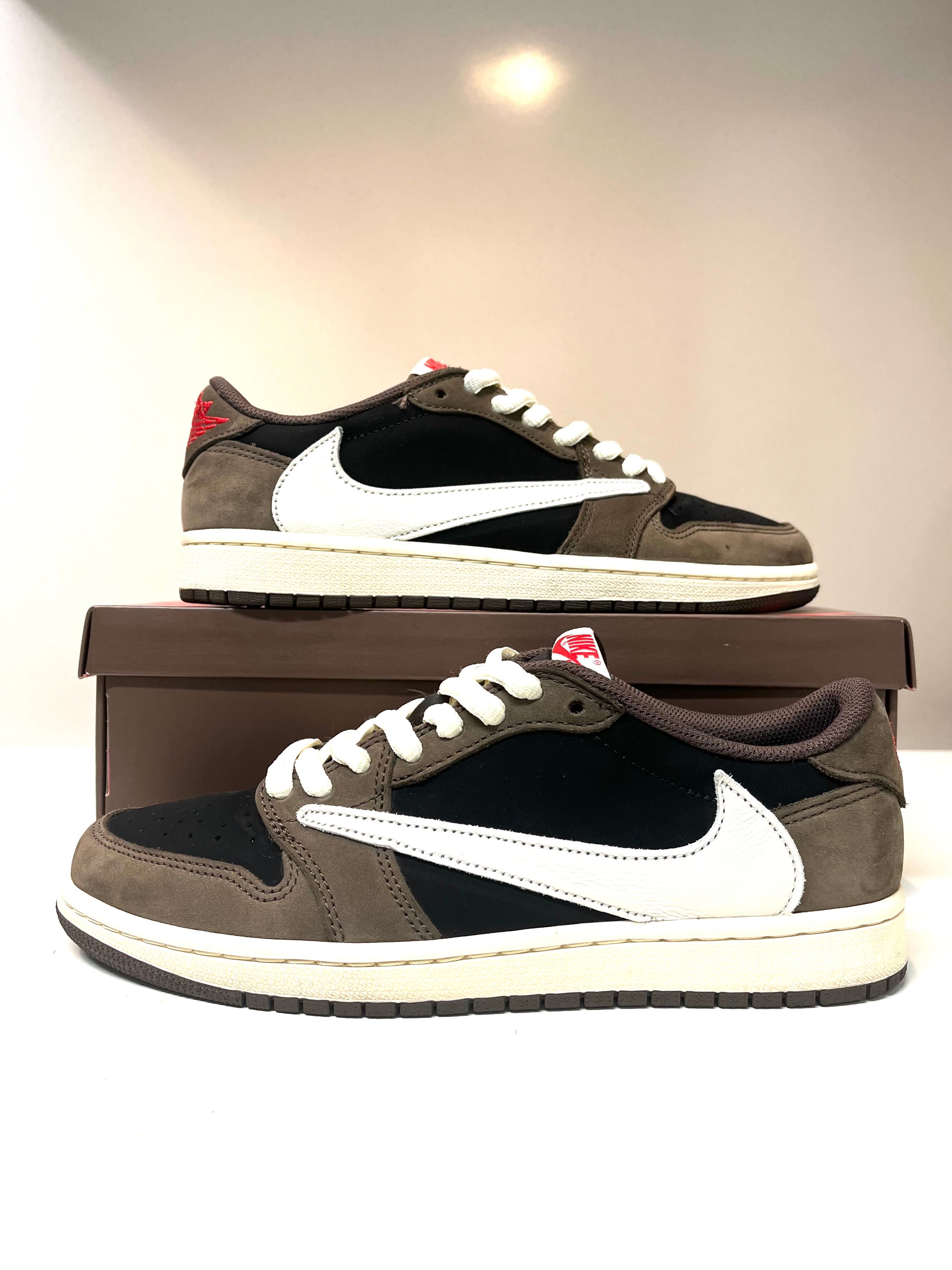 Travis Scott × Nike Air Jordan 1 Low OG SP-T "Black/Dark Mocha"