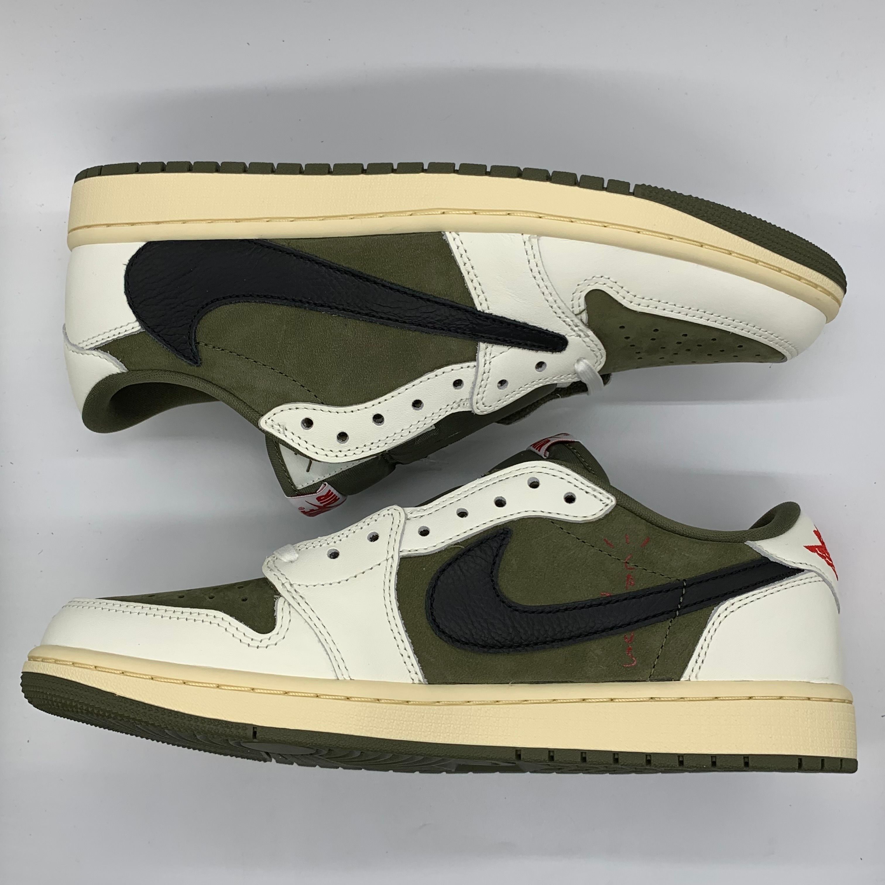Travis Scott × Nike Air Jordan 1 Low OG SP "Reverse Olive"
