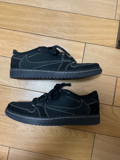 Travis Scott × Nike Air Jordan 1 Low OG SP "Black Phantom"