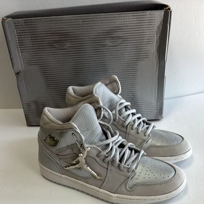 Nike Air Jordan 1 Retro + High "Neutral Grey/Metallic Silver"