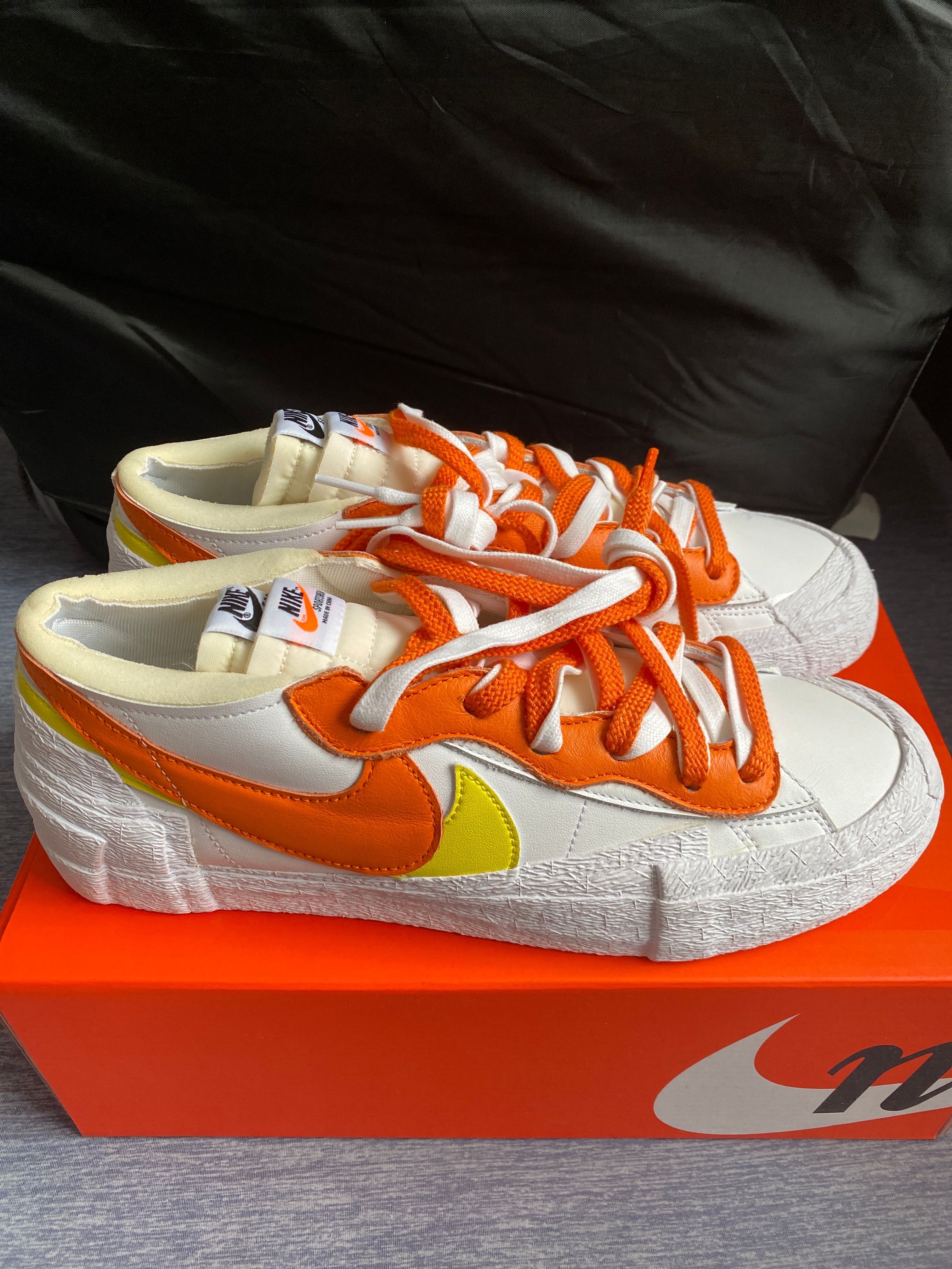 SACAI × NIKE BLAZER LOW "MAGMA ORANGE"