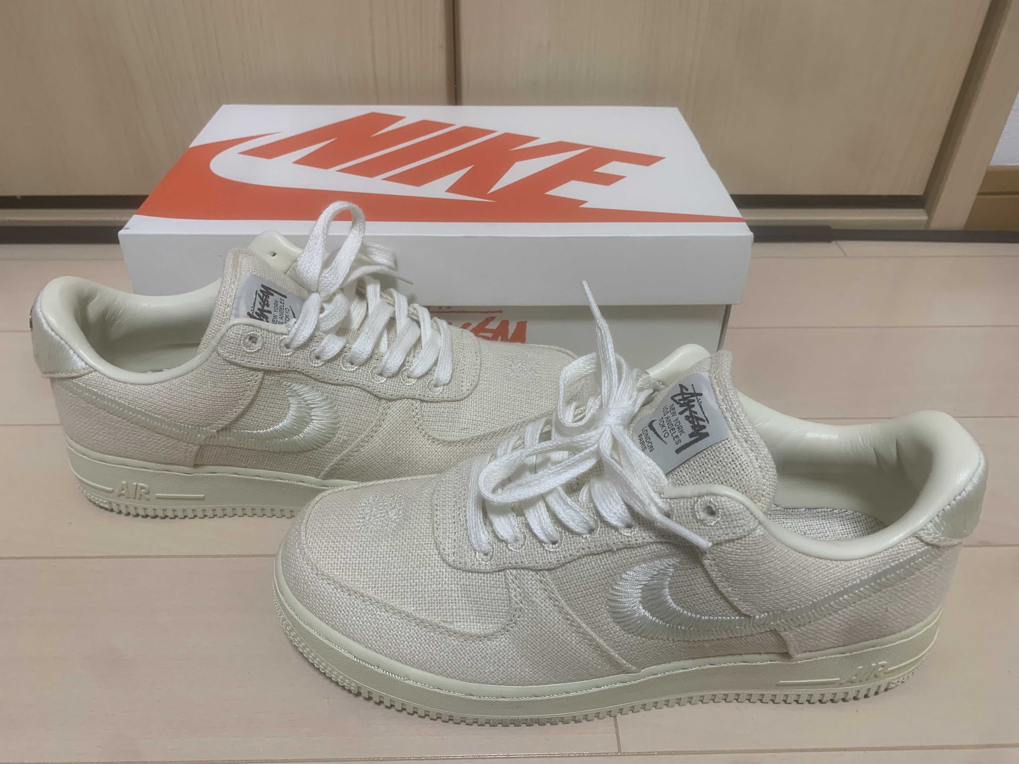 Stussy × Nike Air Force 1 Low "Fossil Stone"