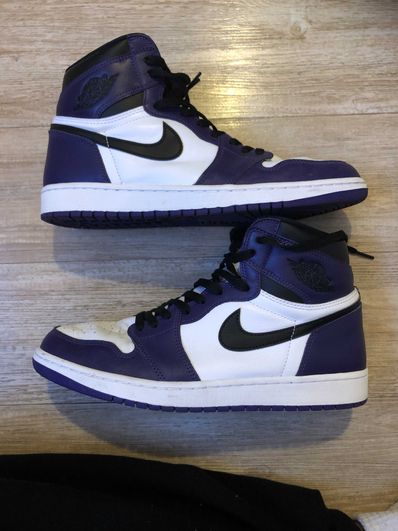 Nike Air Jordan 1 Retro High OG "Court Purple White/Black" (2020)