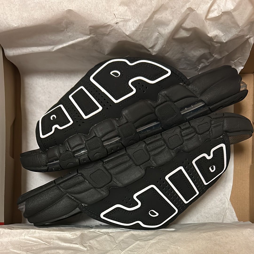 Nike Air More Uptempo Slide "Black" (DV2132-001/DV2137-001)
