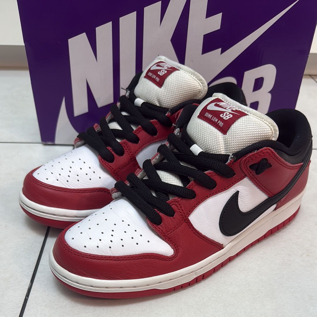 Nike SB Dunk Low Pro "J-Pack Chicago/Varsity Red and White"
