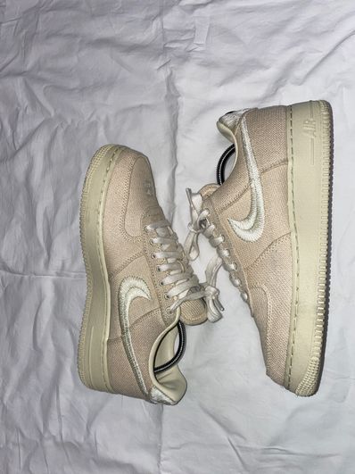 Stussy × Nike Air Force 1 Low "Fossil Stone"