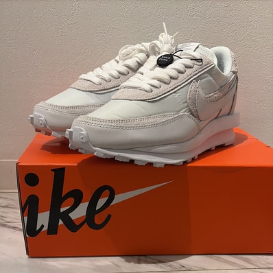 sacai × Nike LDV Waffle "Triple White"