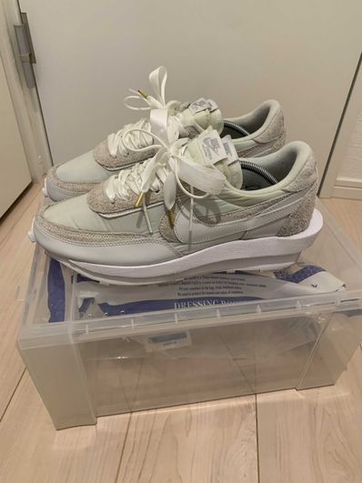 sacai × Nike LDV Waffle "Triple White"