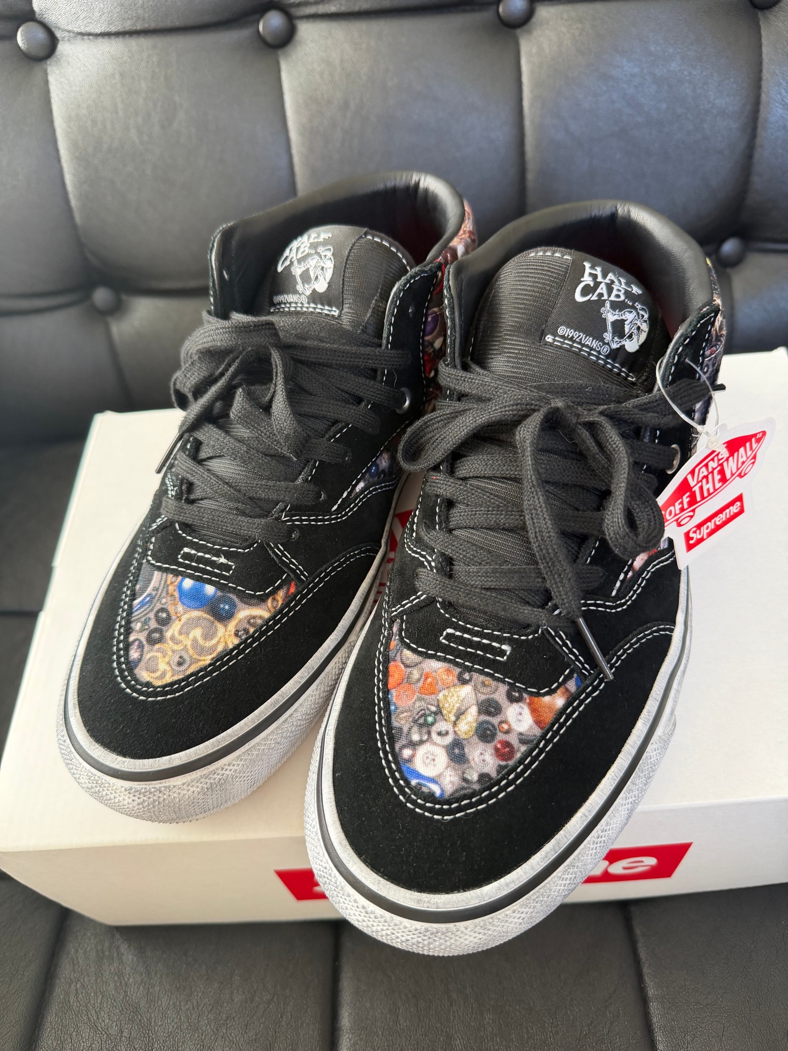 Supreme × Mike Kelley × Vans Half Cab "Black" (26SS Week8)