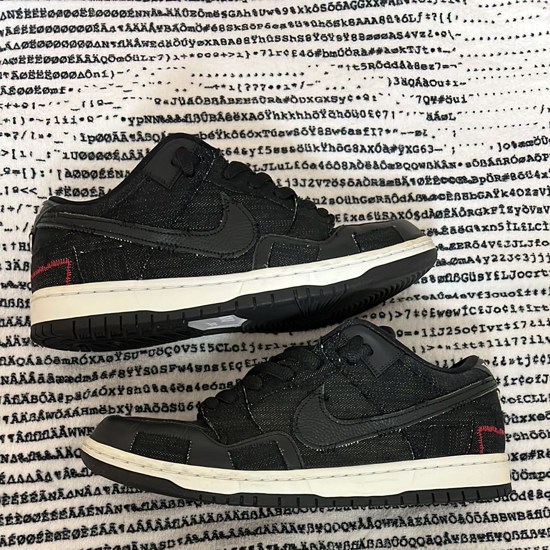 Wasted Youth × Nike SB Dunk Low "Black Denim" / VERDY