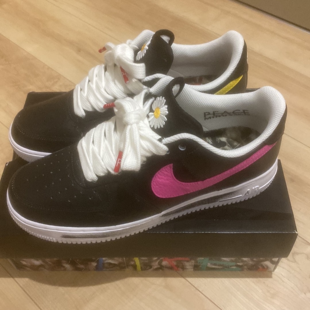 PEACEMINUSONE × Nike Air Force 1 Low '07 Para-Noise 3.0 "Black and Multi-Color" / G-DRAGON