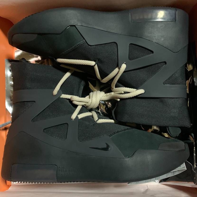 Fear Of God × Nike Air  1 "Triple Black"