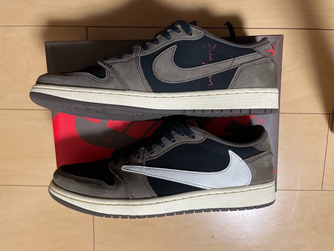 Travis Scott × Nike Air Jordan 1 Low OG SP-T "Black/Dark Mocha"