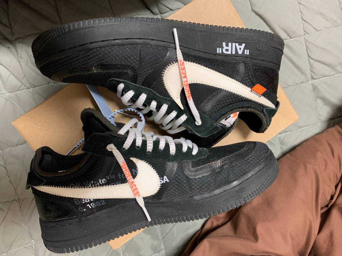Off-White × Nike Air Force 1 Low "Black"
