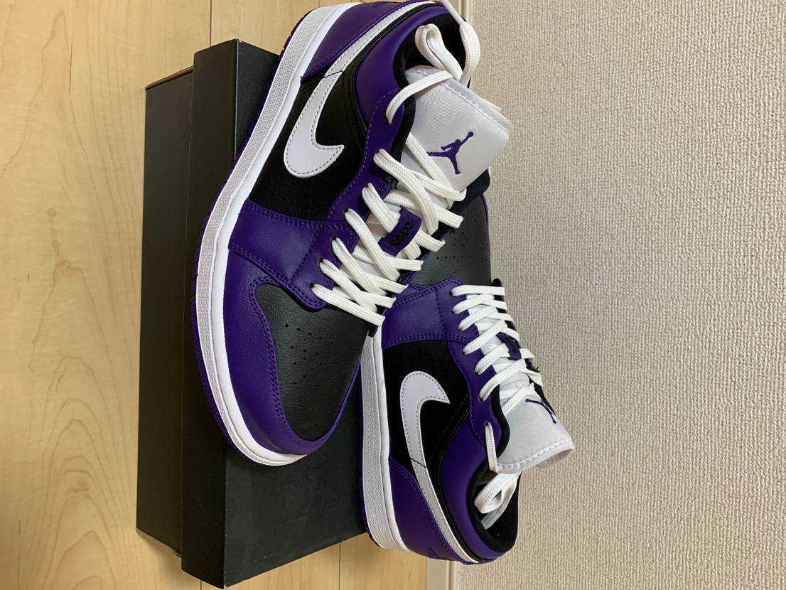 Nike Air Jordan 1 Low "Court Purple/White/Black"
