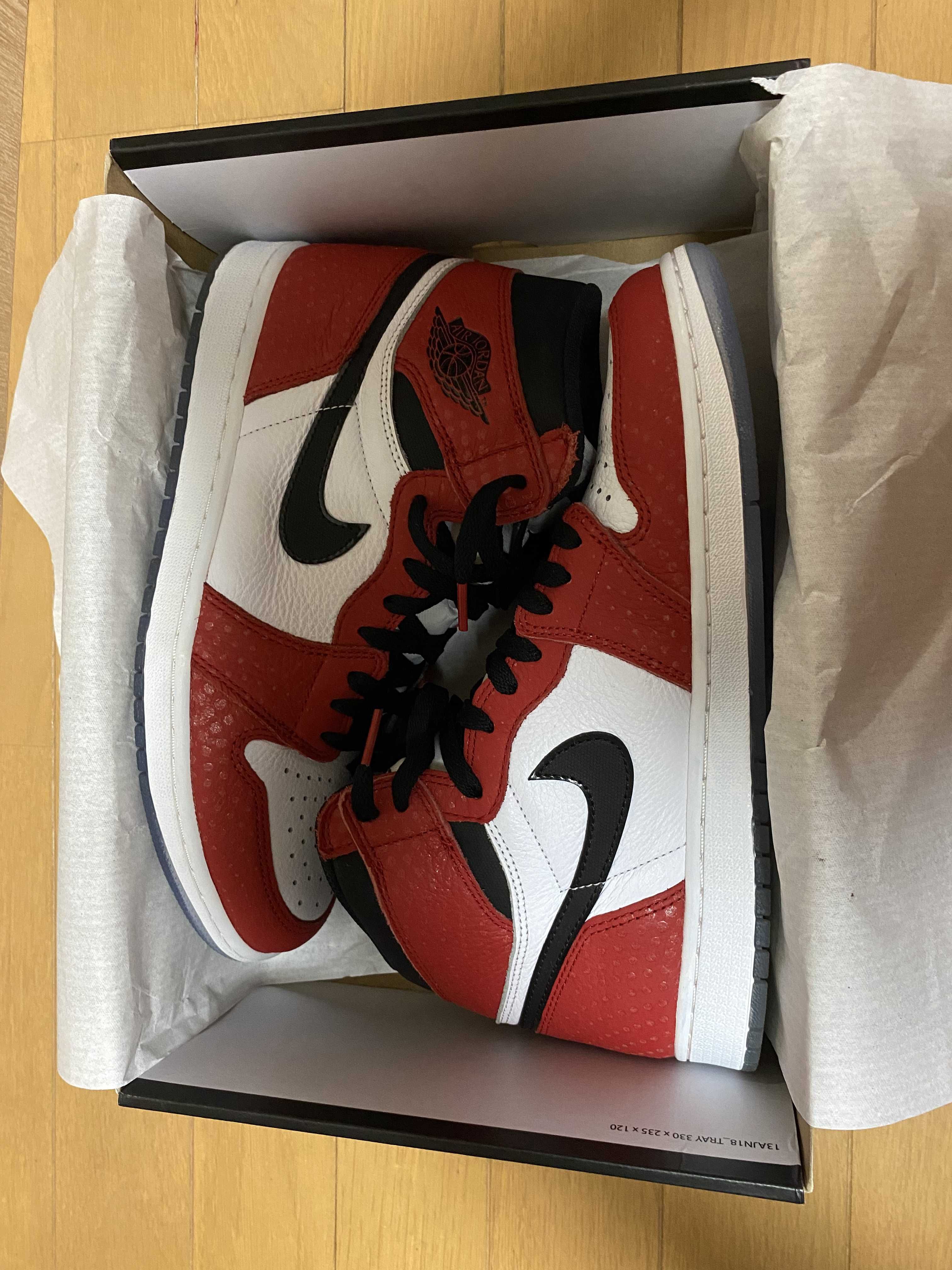 Spiderman × Nike Air Jordan 1 Origin Story "Gym Red/White/Photo Blue/Black"