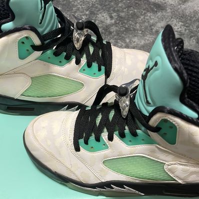 Nike Air Jordan 5 "White/Black/Island Green"