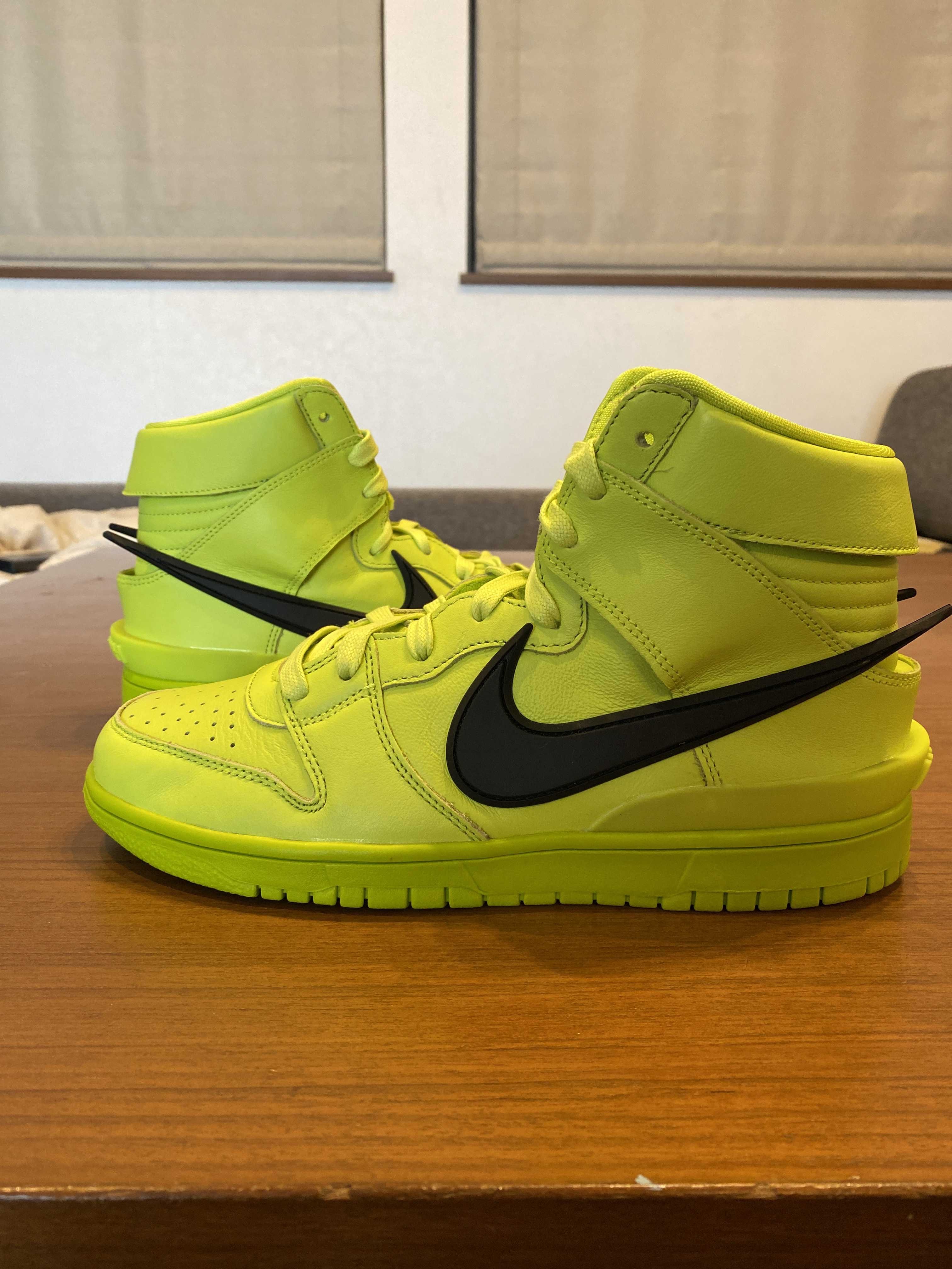 AMBUSH × NIKE DUNK HIGH "FLASH LIME"
