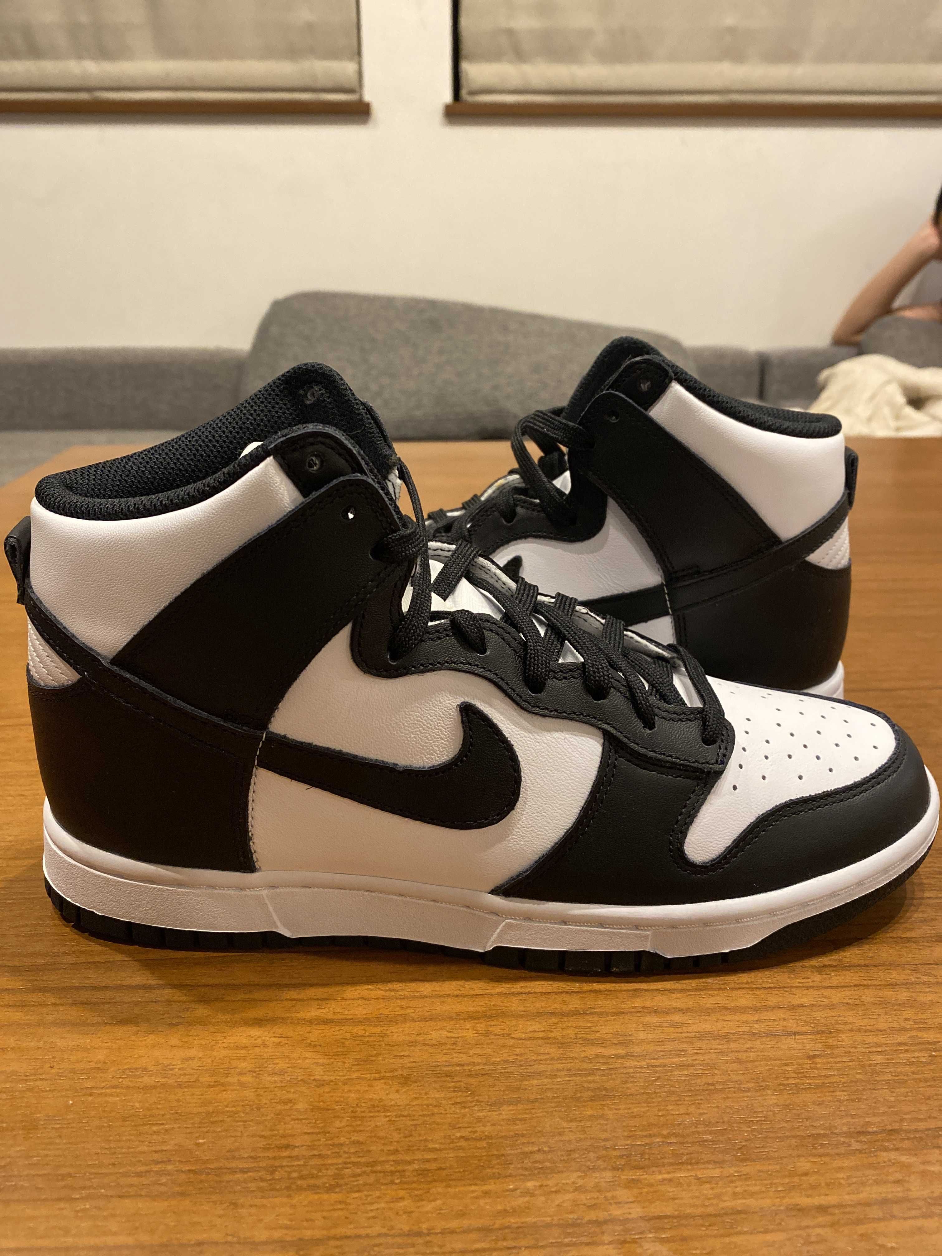 Nike Women's Dunk High "Black and White"
