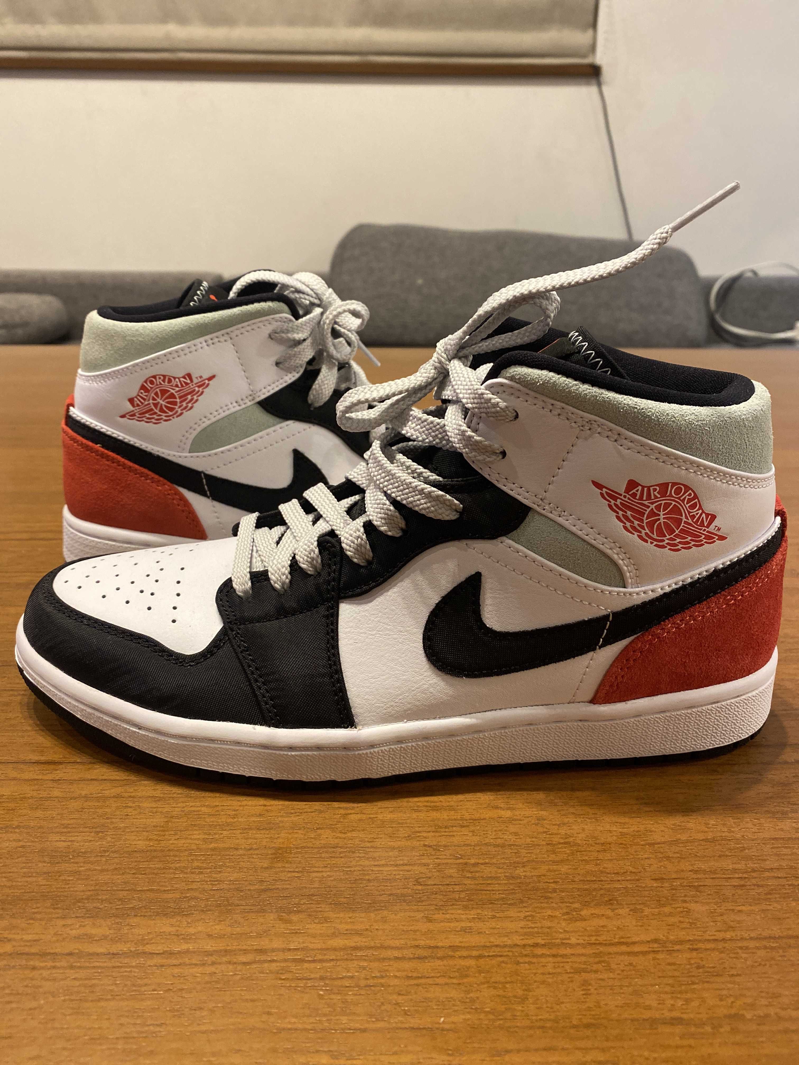 Nike Air Jordan 1 Mid SE "Black/Red/White"