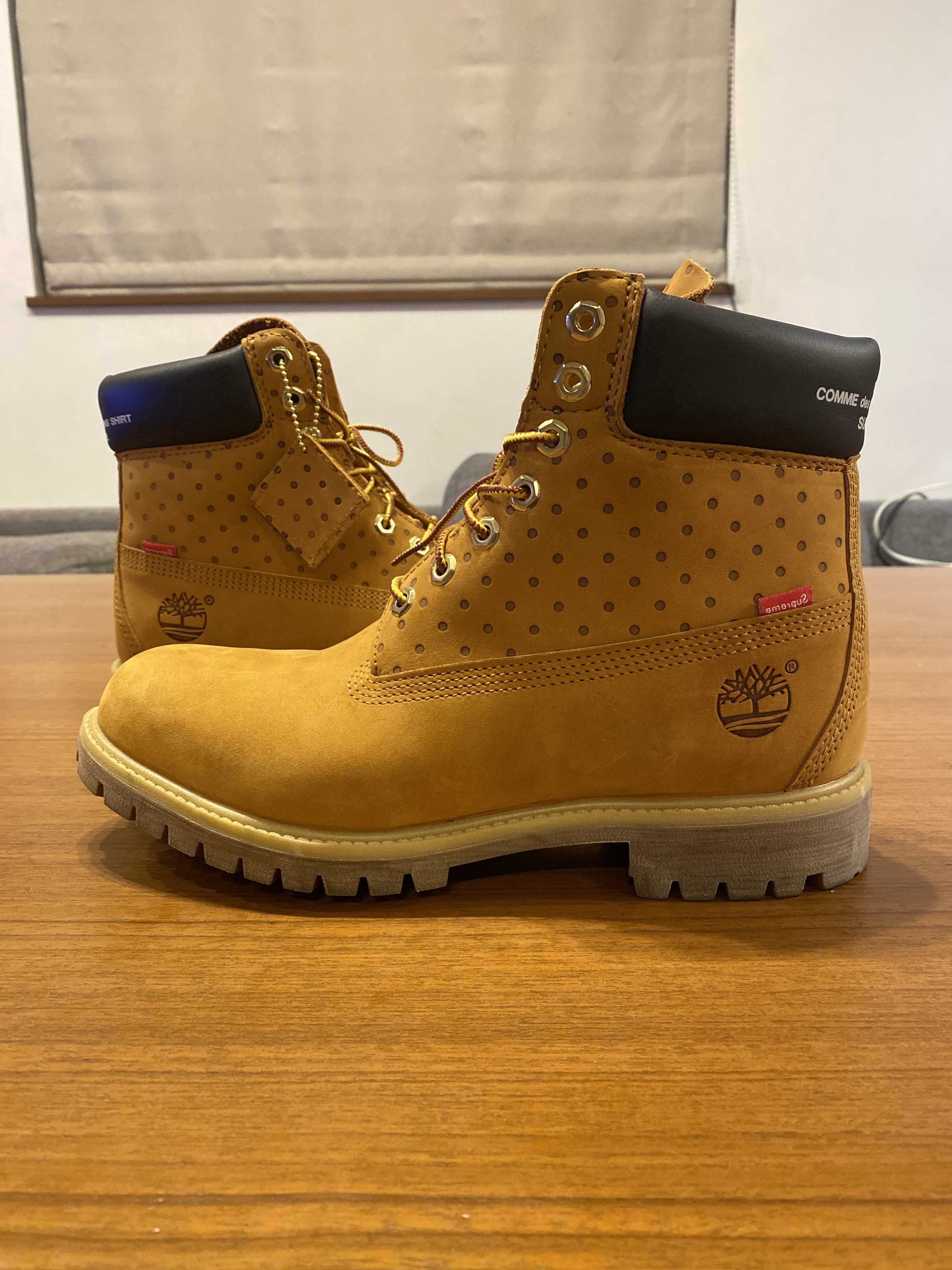 Supreme × Comme des Garcons × Timberland 6 Boot "Wheat"
