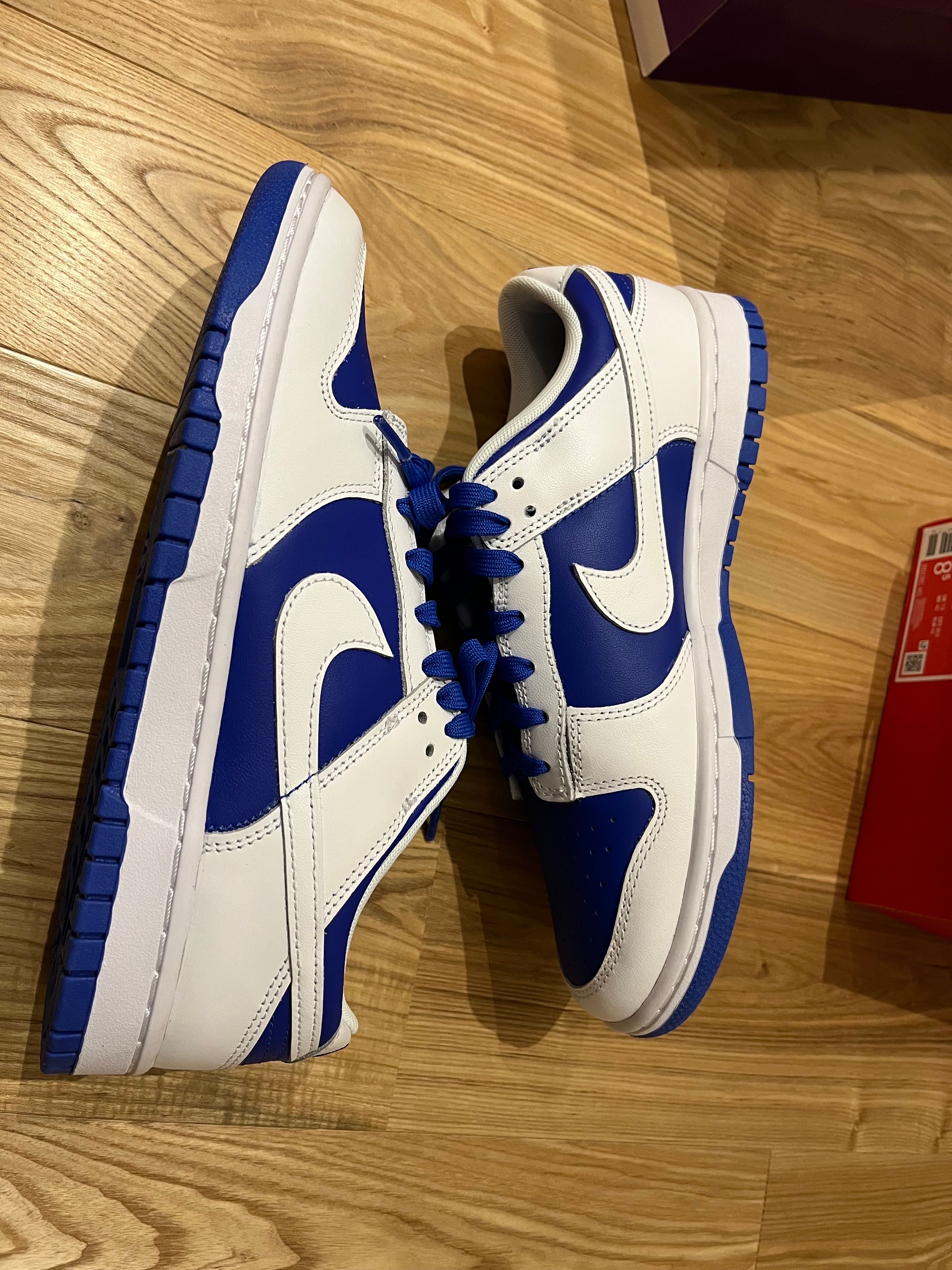 Nike Dunk Low Retro "Racer Blue and White"