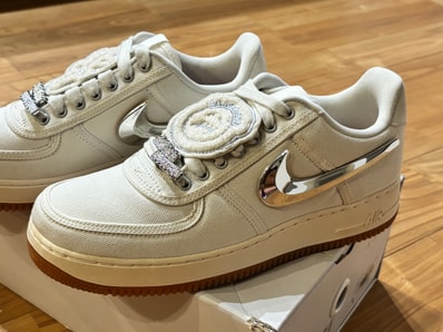 Travis Scott × Nike Air Force 1 Low "Sail"