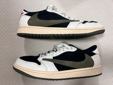Travis Scott × Nike Women's Air Jordan 1 Low OG "Medium Olive"