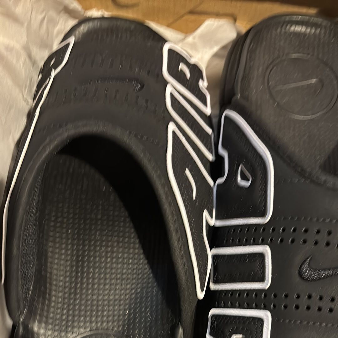 Nike Air More Uptempo Slide "Black" (DV2132-001/DV2137-001)