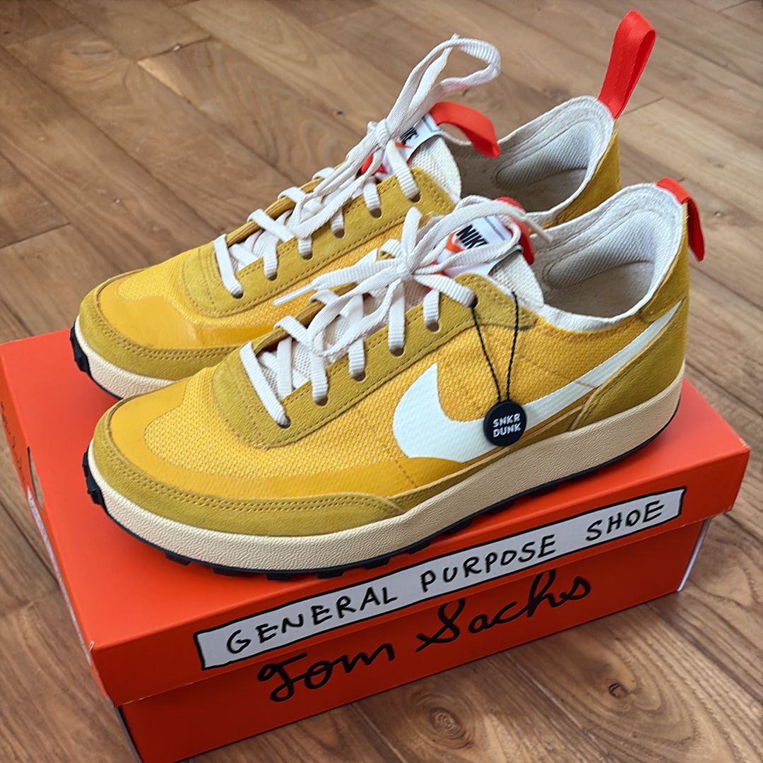 Tom Sachs × NikeCraft Women's General Purpose Shoe "Yellow / Archive"