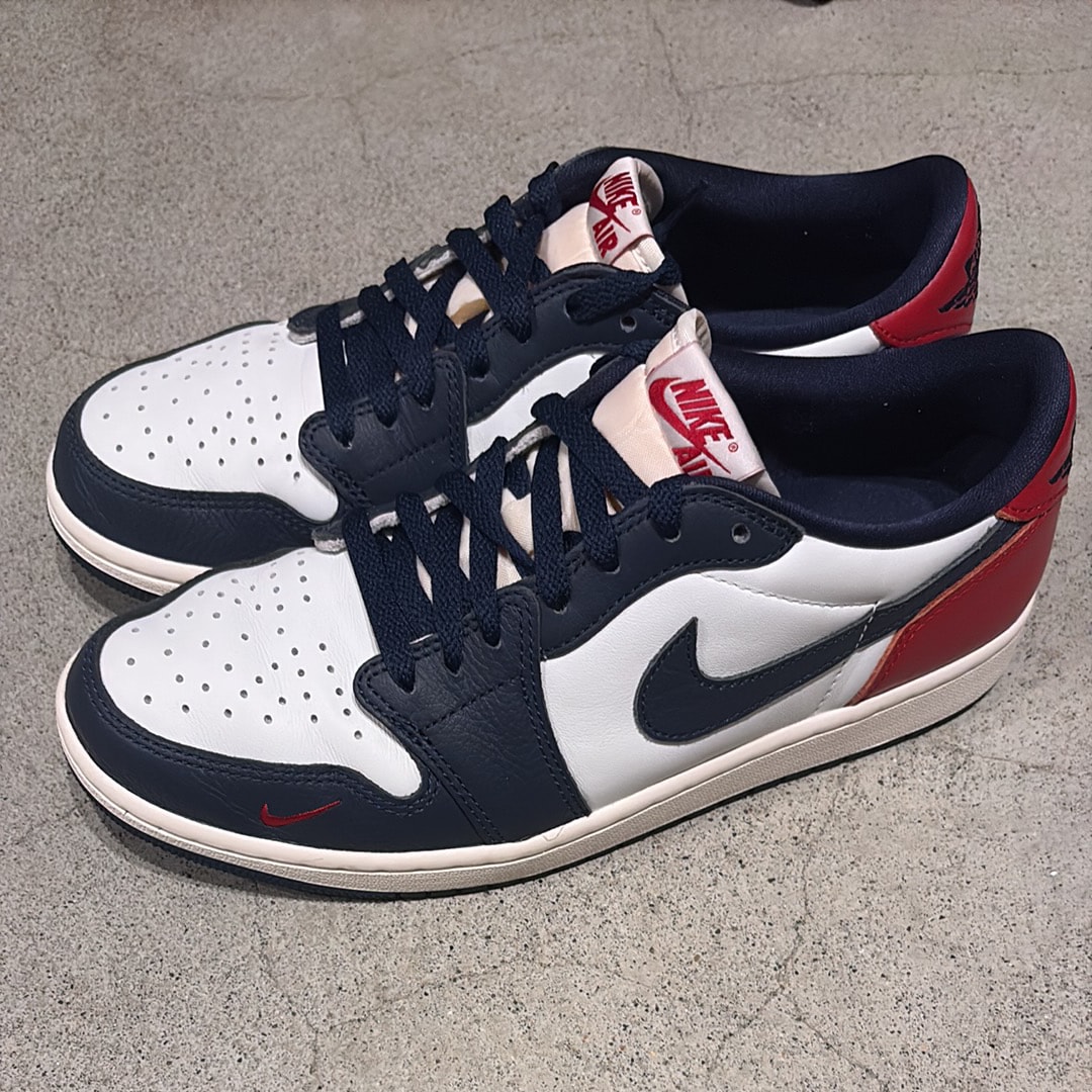 Nike Air Jordan 1 Retro Low OG "Howard/Gym Red and Midnight Navy"