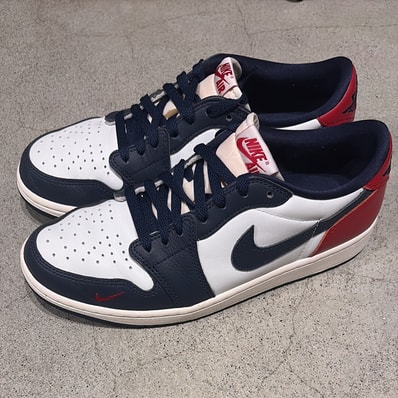 Nike Air Jordan 1 Retro Low OG "Howard/Gym Red and Midnight Navy"