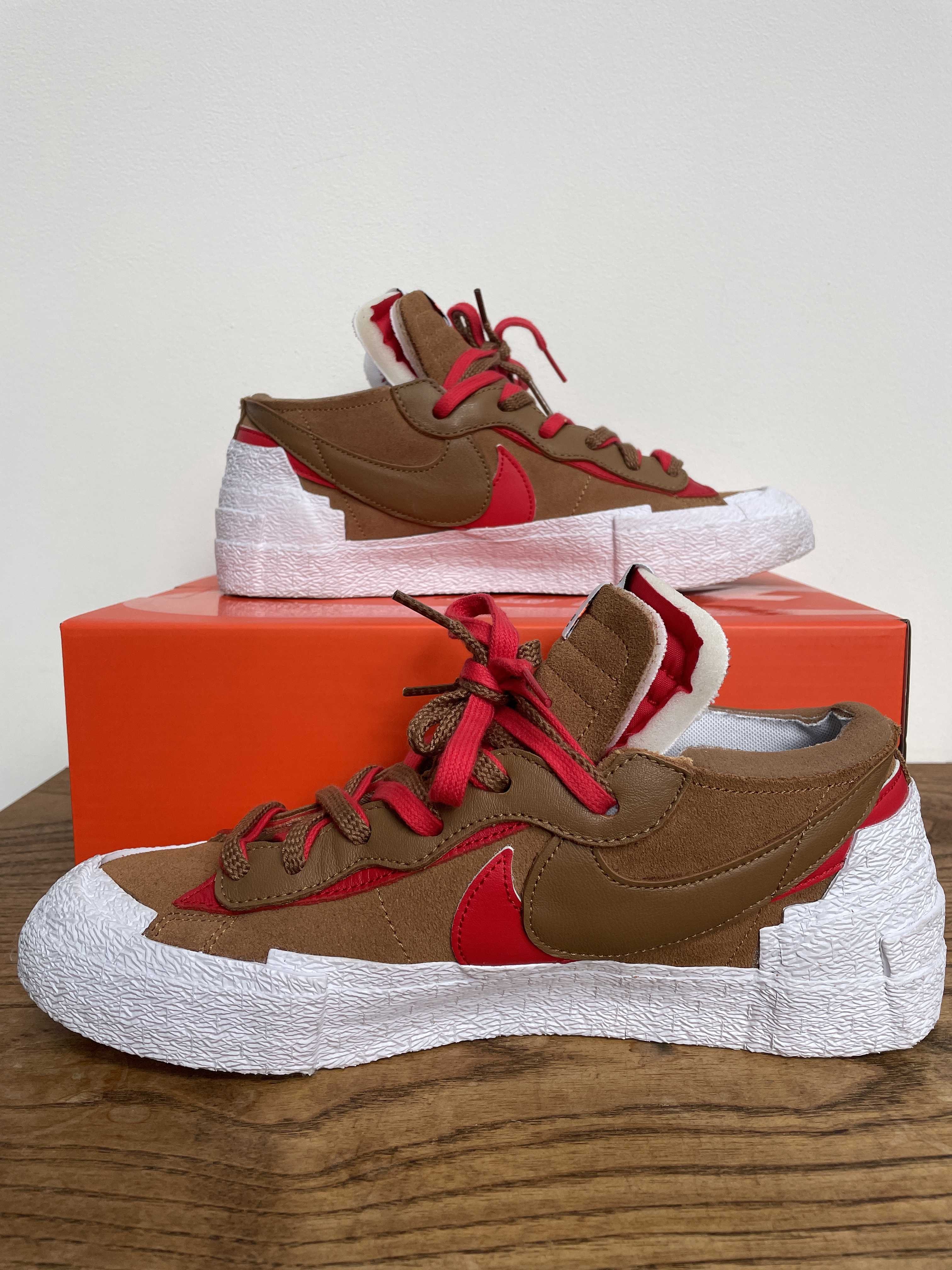 SACAI × NIKE BLAZER LOW "BRITISH TAN"