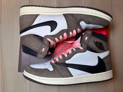 Travis Scott × Nike Air Jordan 1 Retro High OG TS SP "Sail/Dark Mocha"
